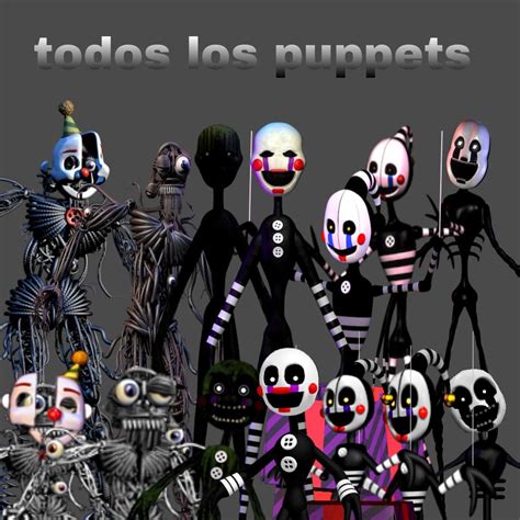 TODOS los ANIMATRÓNICOS de Five Nights At Freddy’s que ...